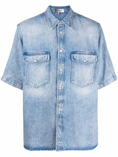 Isabel Marant джинсовая рубашка с короткими рукавами