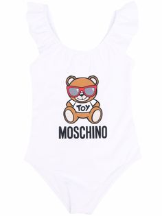 Moschino Kids купальник Teddy Bear с логотипом