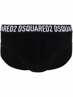 Dsquared2 комплект из двух трусов-брифов с логотипом