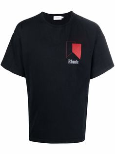 Rhude футболка с логотипом