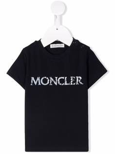 Moncler Enfant футболка с логотипом