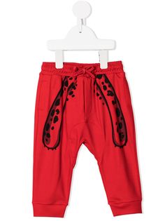 Dolce & Gabbana Kids спортивные брюки с кулиской и логотипом