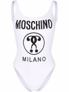 Moschino купальник с логотипом