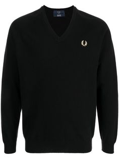 FRED PERRY джемпер с вышитым логотипом