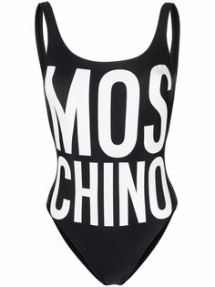 Moschino купальник с логотипом