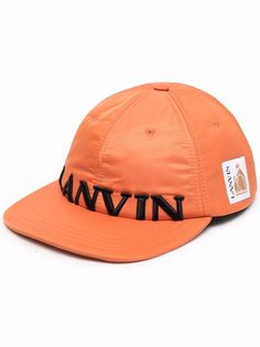 LANVIN бейсболка с вышитым логотипом