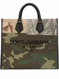 Dolce & Gabbana сумка-тоут с камуфляжным принтом