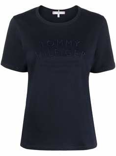 Tommy Hilfiger футболка с вышитым логотипом
