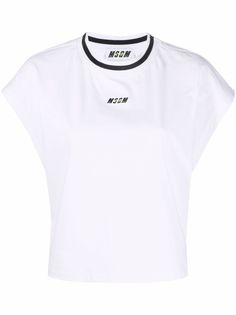 MSGM футболка с логотипом