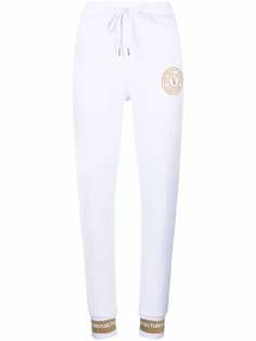 Versace Jeans Couture спортивные брюки с вышитым логотипом