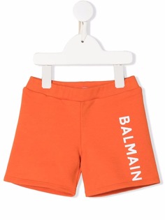 Balmain Kids спортивные шорты с логотипом