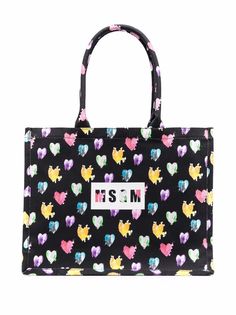 MSGM сумка-тоут с принтом