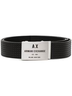Armani Exchange ремень с пряжкой-логотипом