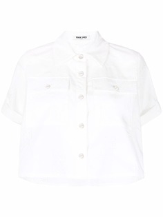 Max & Moi укороченная рубашка с вышитым логотипом