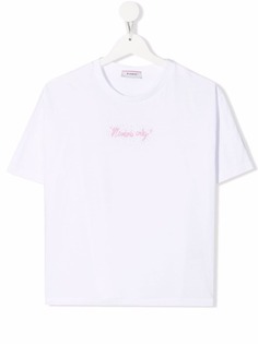 Pinko Kids футболка с вышивкой