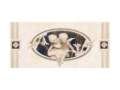 Декоры и бордюры для ванной декор настенный 23х50 FENIX амур, серый ИНТЕРКЕРАМА