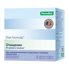 Diet Formula, Комплекс «Очищение от шлаков и токсинов», 60 таблеток ДИЕТ ФОРМУЛА
