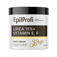 EpilProfi, Крем для ног от трещин и натоптышей, 500 мл
