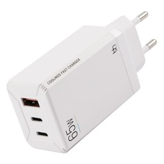 Зарядное устройство Barn&Hollis B&H-55 (USB Type-C, USB), белый