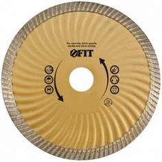 Алмазный отрезной диск для угловых шлифмашин FIT F.It