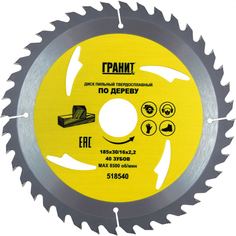 Твердосплавный диск пильный по дереву Гранит