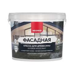 Фасадная краска для древесины NEOMID