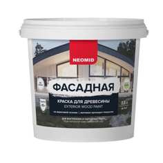 Фасадная краска для древесины NEOMID
