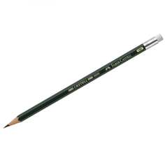 Заточенный чернографитный карандаш Faber-Castell