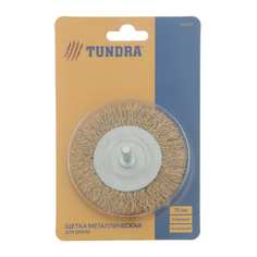 Плоская металлическая щетка для дрели TUNDRA