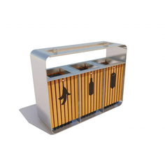 Урна для раздельного сбора 7 скамеек