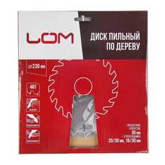 Пильный диск по дереву LOM