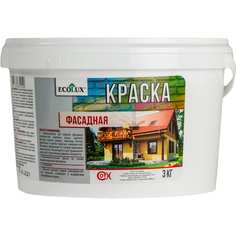 Фасадная краска Ecolux