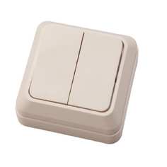 Двухклавишный выключатель АБК-СИЛА