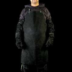 Цельный спилковый фартук КСМ