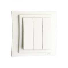 Трехклавишный выключатель MONO ELECTRIC