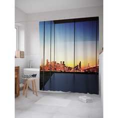 Шторка-занавеска для ванной JOYARTY