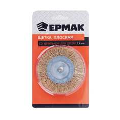 Плоская металлическая щетка для дрели ЕРМАК