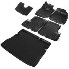 Коврики в салон и в багажник автомобиля для Nissan Terrano III рестайлинг (передний привод) 2017-н.в. Rival