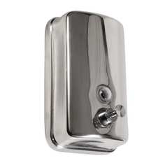 Настенный металлический дозатор для жидкого мыла Аквалиния