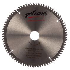 Пильный диск алюминий пластик АТАКА