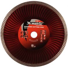 Алмазный отрезной диск для угловых шлифмашин MATRIX