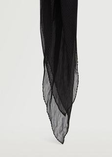 Полупрозрачный фактурный платок - Plissi Mango