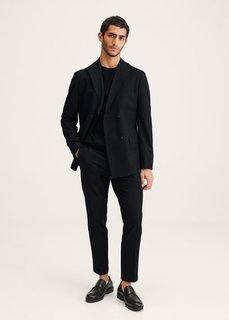 Костюмные брюки slim fit - Boston Mango