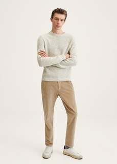 Укороченные брюки tapered из вельвета - Berdam Mango