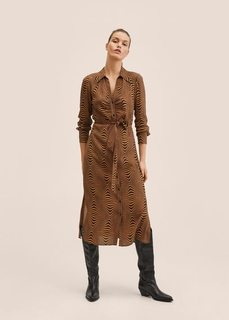 Принтованное платье в стиле ретро - Leona Mango