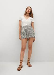 Шорты с цветочным принтом - Rebecca Mango