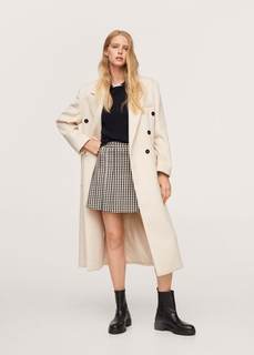 Мини-юбка в клетку - Grunge Mango