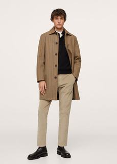 Укороченные брюки tapered из вельвета - Berdam Mango