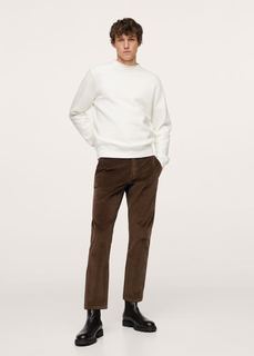Укороченные брюки tapered из вельвета - Berdam Mango