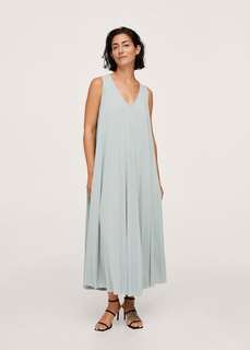 Струящееся платье с плиссировкой - Turmalin-a Mango